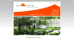 Desktop Screenshot of kuenzli-immo.ch